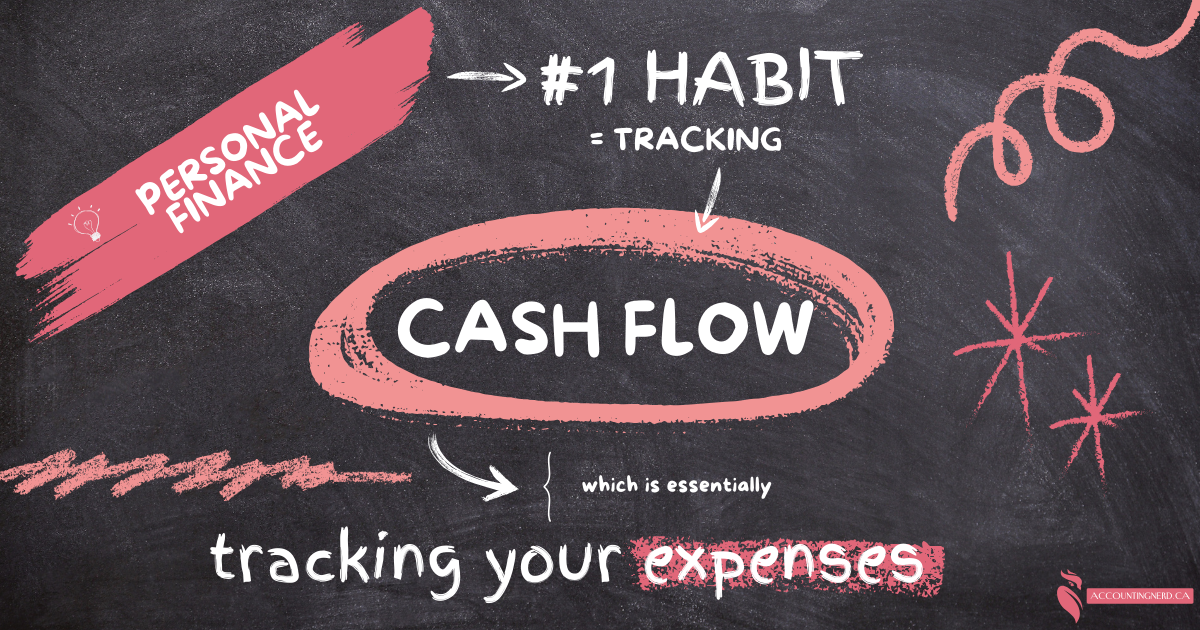 What is the # one habit of personal finance that you should develop? Tracking your cash flow.